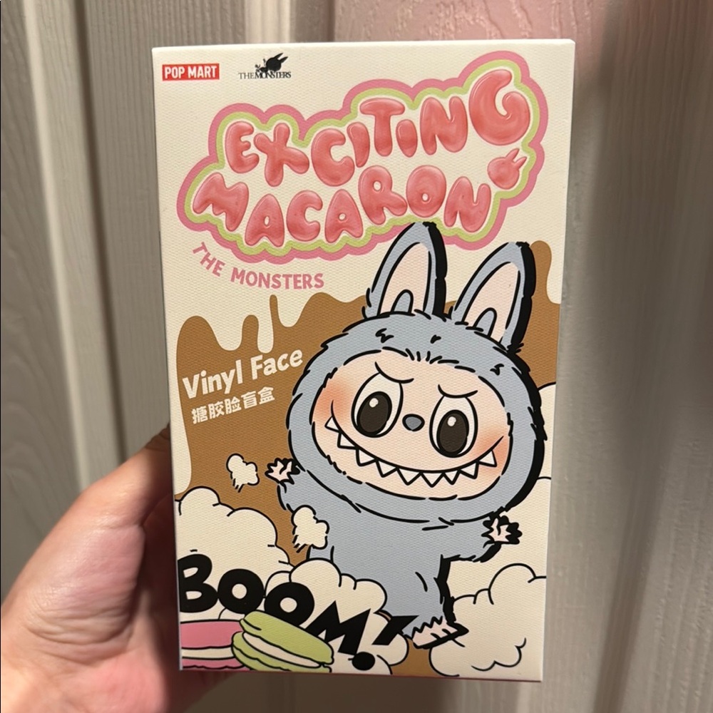 New Unopened and Authentic Toffee Exciting Macaron Vinyl Face Labubu